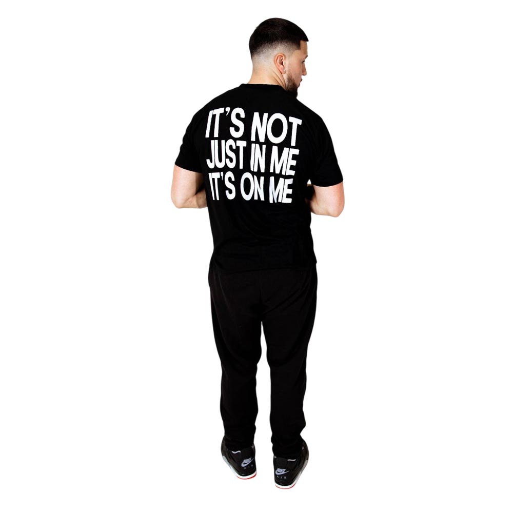 Jesus Words Black and White T-Shirt